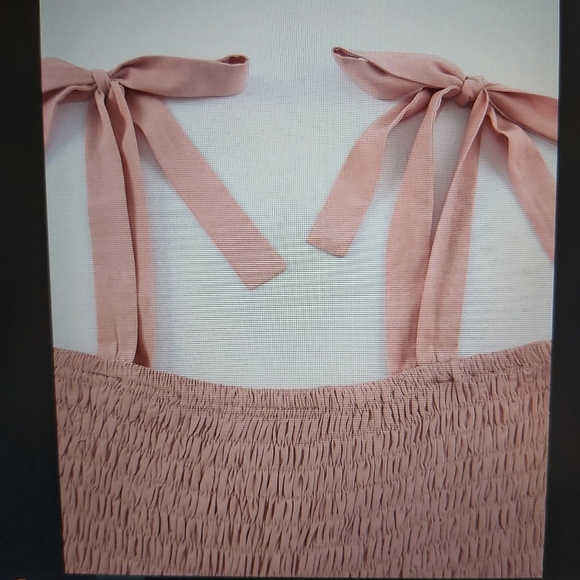 071. Multicolor Smocked Color Block Sleeveless Mini Dress Size S - Picture 7 of 8